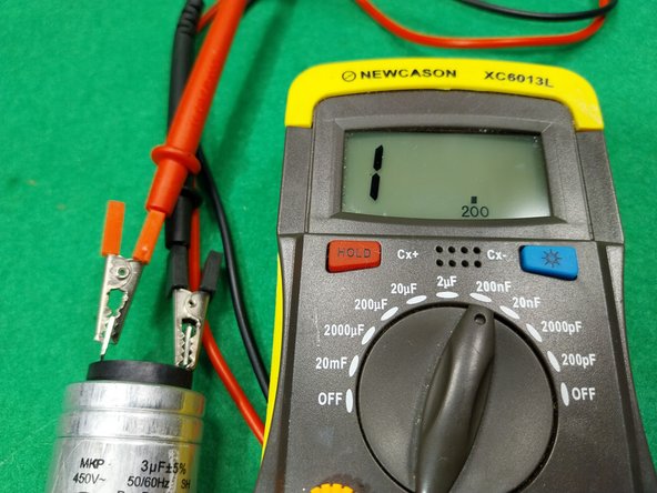 Teka Dishwasher Water Pump (Recirculation Pump) Capacitor Testing: step 3, image 2 of 2
