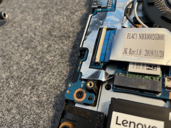 Lenovo Ideapad C340-API or Flex 14-API webcam repair, Disconnect the extension board: crwdns2935265:05crwdnd2935265:02crwdnd2935265:03crwdne2935265:0