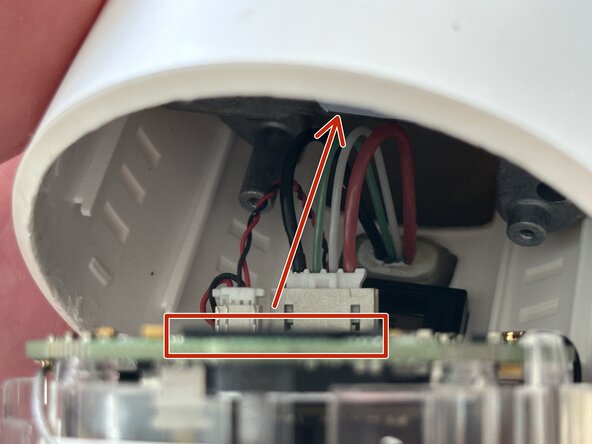 Disassembling Nest Outdoor Camera, Inner camera body removal: crwdns2935265:02crwdnd2935265:03crwdnd2935265:03crwdne2935265:0