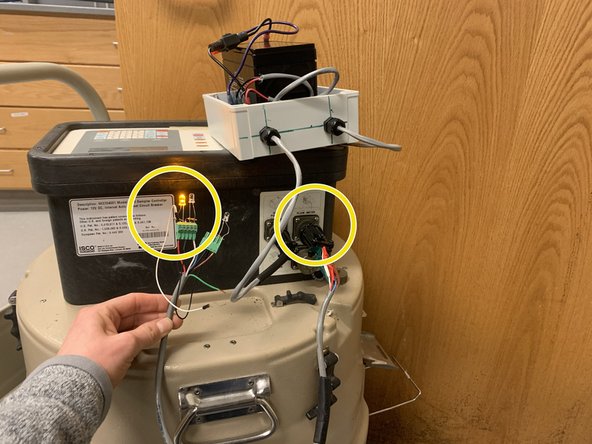 Autosampler Node Troubleshooting (For New & Old Versions), Trigger autosampler with 6-pin connector: crwdns2935265:06crwdnd2935265:03crwdnd2935265:03crwdne2935265:0