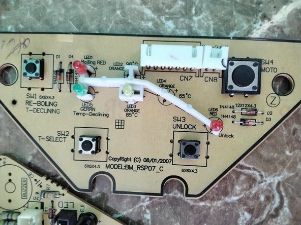 Prolife Airpot Model YTA-538AP  Disassembly Only, Examine board for S's and G's Preview - Control circuitry: crwdns2935265:08crwdnd2935265:02crwdnd2935265:02crwdne2935265:0