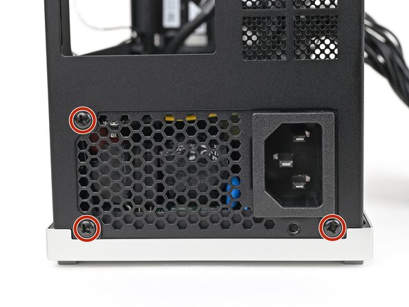 Framework Desktop Power Supply Duct Replacement, Install the rear plate screws: Schritt 44, Bild 1 von 3