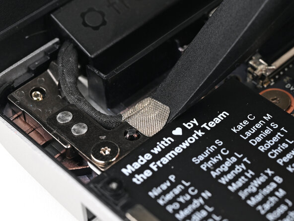 Framework Laptop 13 Pro Bottom Cover Upgrade Kit, Separate the grounding tape: step 13, image 1 of 2