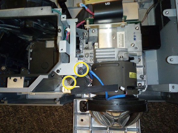 Smart UF75 DLP Projector Disassembly, Unscrew the lamp housing: crwdns2935265:013crwdnd2935265:03crwdnd2935265:03crwdne2935265:0