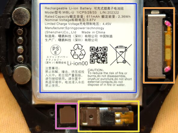 TicWatch Pro 5 Disassembly, Disconnecting the Ribbon Cables: crwdns2935265:02crwdnd2935265:03crwdnd2935265:03crwdne2935265:0