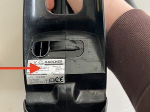 Comment réparer un Karcher WV2 avec led verte qui clignote rapidement