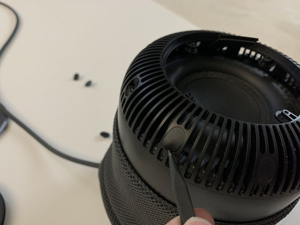 HomePod Disassembly, Top Cover Removal (screws): step 7, image 2 of 3