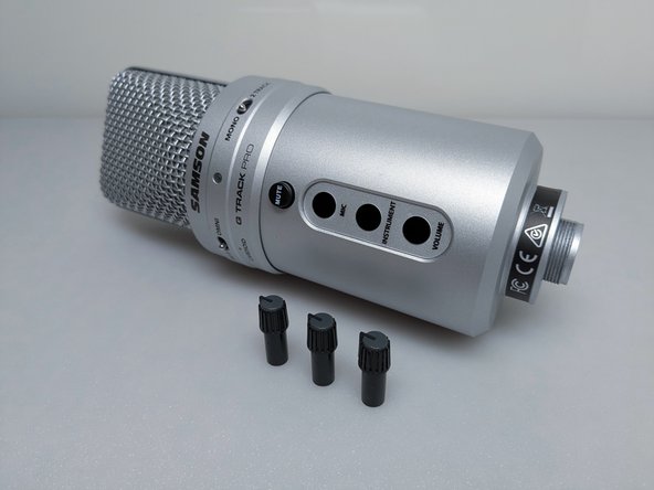 Samson G-Track Pro Teardown, Removing Volume Knobs: crwdns2935265:02crwdnd2935265:02crwdnd2935265:03crwdne2935265:0