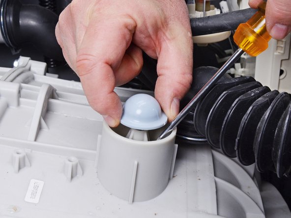 LG Front Load Washing Machine Vent Valve Plunger Replacement, Remove the vent valve plunger: crwdns2935265:016crwdnd2935265:02crwdnd2935265:03crwdne2935265:0