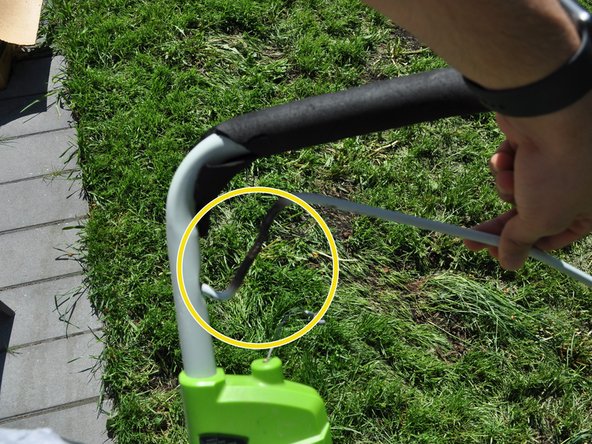 GreenWork 10A 16" Lawn Mower Starter Lever Replacement: crwdns2935265:03crwdnd2935265:03crwdnd2935265:03crwdne2935265:0