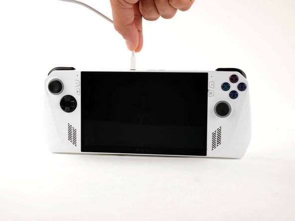 Asus ROG Ally Battery Mod, Boot from mains: crwdns2935265:019crwdnd2935265:02crwdnd2935265:03crwdne2935265:0