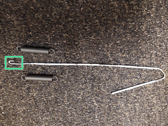 Fuser pressure roller replacement for Lexmark MS710 series printer, Remove the springs: crwdns2935265:05crwdnd2935265:02crwdnd2935265:03crwdne2935265:0