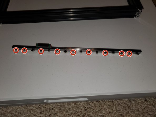 1. Frame Assembly, Frame Assembly - Z Linear rails: crwdns2935265:09crwdnd2935265:03crwdnd2935265:03crwdne2935265:0