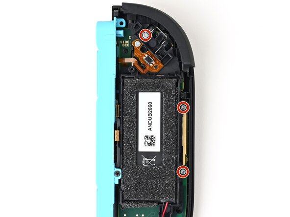 Joy-Con 2 (Left) Joystick Replacement, Remove the screws: crwdns2935265:016crwdnd2935265:01crwdnd2935265:02crwdne2935265:0
