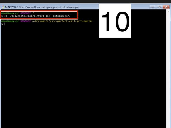 Autosampler Open-Storm Board Reprogramming (For Old & New Versions), Downloading the code.: step 4, image 1 of 3
