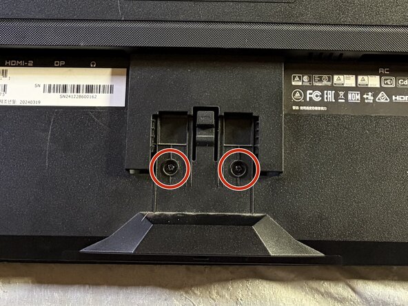 Gigabyte GS32Q-SA Monitor Button Replacement: step 3, image 1 of 3