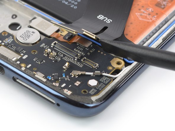 Xiaomi Mi 10 Lite Screen Replacement, Remove the interconnect cable: crwdns2935265:018crwdnd2935265:02crwdnd2935265:03crwdne2935265:0