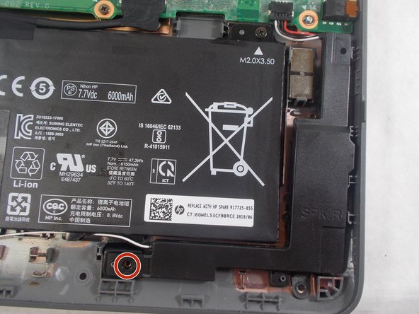 HP Chromebook x360 11-ae010nr Speakers Replacement: stap 0, afbeelding 2 van 2