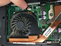 Acer Aspire 3003WLCi Internal Fan Replacement