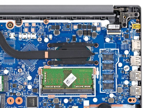 Lenovo IdeaPad 3-15IIL05 Heatsink Replacement, Unfasten the heatsink: crwdns2935265:011crwdnd2935265:02crwdnd2935265:02crwdne2935265:0