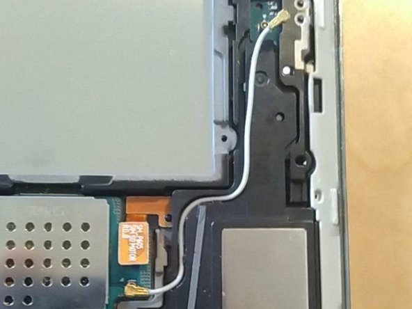 Samsung Galaxy Note 10.1 2014 Screen Replacement, loudspeaker  - remove right speaker: crwdns2935265:06crwdnd2935265:02crwdnd2935265:03crwdne2935265:0