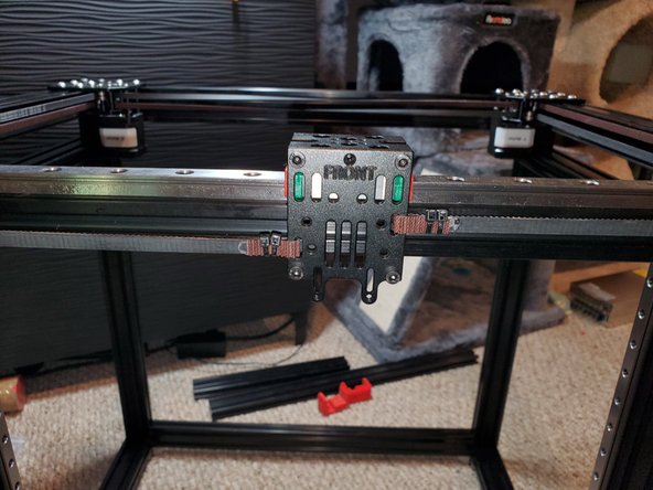 6. X Carriage and Belts, Belt Locker: crwdns2935265:013crwdnd2935265:03crwdnd2935265:03crwdne2935265:0