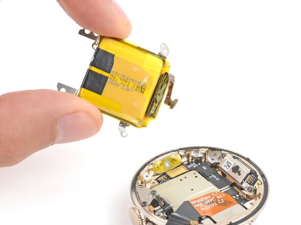 Google Pixel Watch 2 Battery Replacement, Remove the battery: 24 단계, 이미지 1개 중 1개