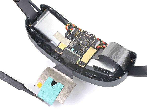HTC Vive XR Elite Battery Cradle Board Replacement, Peel back the battery board thermal pad: crwdns2935265:014crwdnd2935265:03crwdnd2935265:03crwdne2935265:0