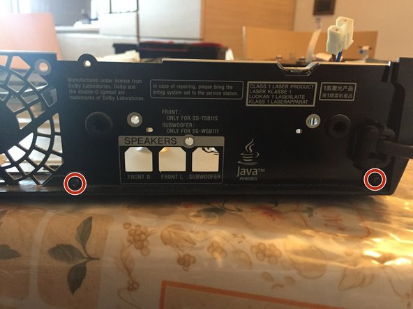 Sony BDV-NF620 Teardown, Metal frame: crwdns2935265:022crwdnd2935265:02crwdnd2935265:02crwdne2935265:0