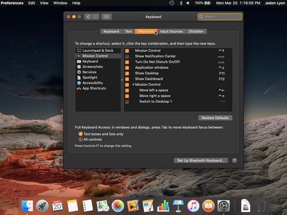 How to Create a Shortcut for System Appearance: crwdns2935265:018crwdnd2935265:02crwdnd2935265:03crwdne2935265:0