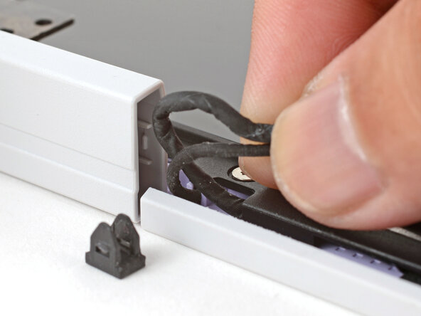 Framework Laptop 12 Webcam Cable Replacement, Release the cables from the hinges: 34 단계, 이미지 2개 중 2개
