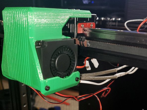 7. X Carriage Assembly, Block Shield: crwdns2935265:05crwdnd2935265:02crwdnd2935265:03crwdne2935265:0