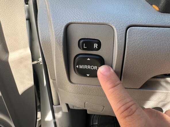 Toyota Camry 2008 Side Mirror Replacement: step 9, image 3 of 3