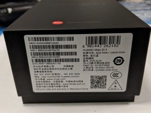 Desmontaje del Huawei Mate 20 X