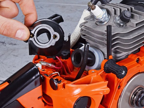 Echo Chain Saw CS4910 2020 Piston Assembly Replacement, Remove the intake insulator: crwdns2935265:024crwdnd2935265:02crwdnd2935265:02crwdne2935265:0