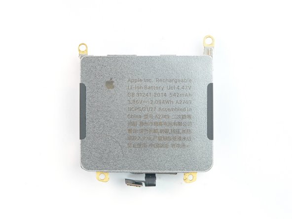 Apple Watch Ultra Battery Replacement, Remove the battery: crwdns2935265:019crwdnd2935265:03crwdnd2935265:03crwdne2935265:0