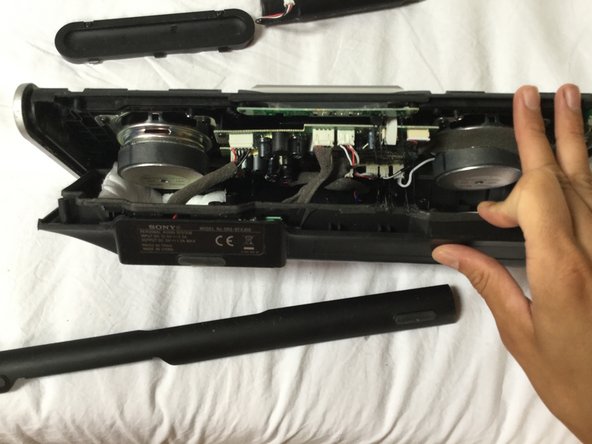 Sony SRS-BTX300 Battery Pack Disassembly, Remove back enclosure: step 8, image 2 of 3