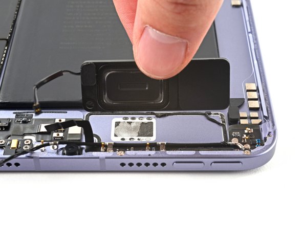 iPad Mini 6 Top Speaker Replacement, Remove the top speaker: stap 0, afbeelding 3 van 3