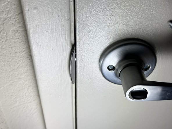 How to Fix The Hole For a Misaligned Door Latch: step 7, image 3 of 3