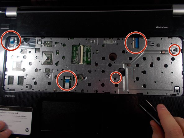 HP Pavilion 17 TS Cooling Fan Replacement, Front Cover: crwdns2935265:08crwdnd2935265:02crwdnd2935265:03crwdne2935265:0