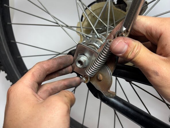 Shimano Vertical PK7 Bike Back Wheel Replacement: step 10, image 2 of 3