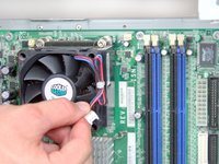 Removing HP Compaq dx2000MT CPU Cooler