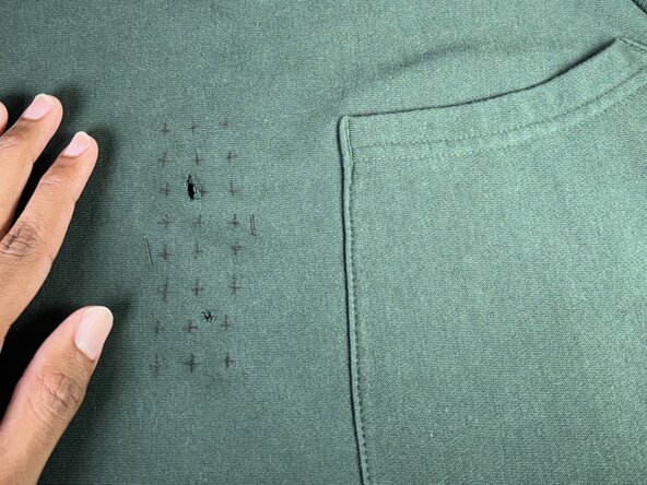 How to Mend a Tear Using Sashiko Stitching: étape 5, image 3 de 3