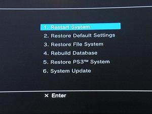 Why ps3 saying file system currupted PlayStation 3 iFixit