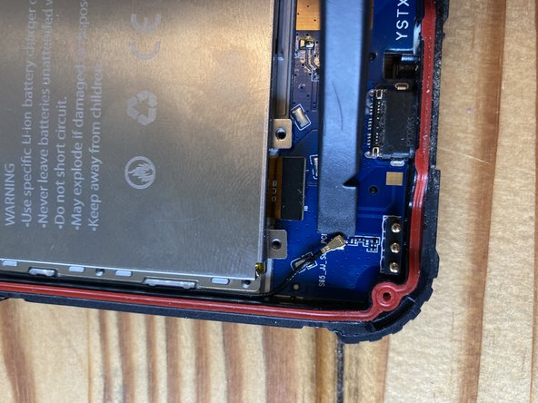 Blackview BV9800 Pro Screen Replacement, Disconnect flex and antenna: stap 0, afbeelding 3 van 3