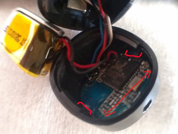 Treblab Xfit Teardown, Pulling the PCB out: step 4, image 1 of 3