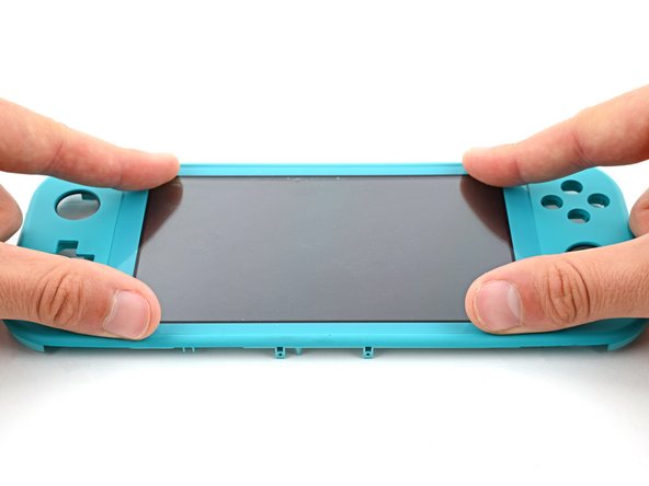 How to Replace the Screen Adhesive on Your Switch Lite, Secure the new screen: crwdns2935265:09crwdnd2935265:02crwdnd2935265:02crwdne2935265:0