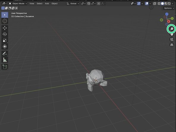 Getting Started with Blender, Navigating the 3D Viewport: crwdns2935265:07crwdnd2935265:02crwdnd2935265:03crwdne2935265:0