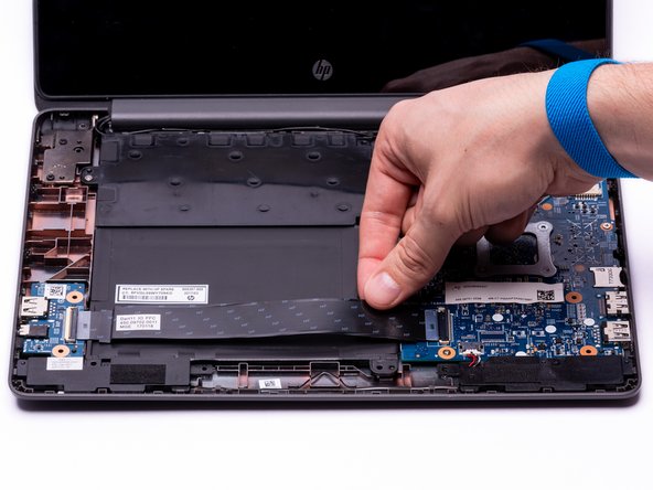 HP Chromebook 11-v019wm Battery Replacement: step 12, image 2 of 3