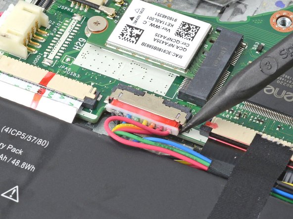 Acer Aspire A515-51G SSD Replacement, Disconnect the battery: 10 단계, 이미지 3개 중 2개